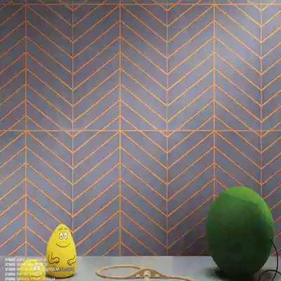 30X60 fishbone line geometric tiles Kitchen powder room Bathroom wall tiles Matte non-slip floor tiles Balcony bread tiles