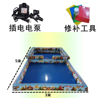 inflatable beach children's toy, travel fence, increased thickness