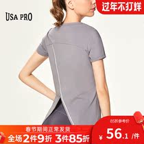 Sports short sleeve quick-drying T-shirt women's running fitness clothing half sleeve blouse yoga top sweat absorbent breathable summer thin