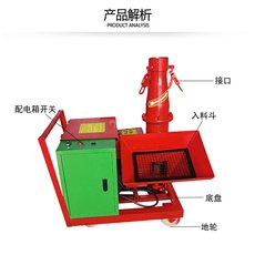 Бетононасос 混凝土输送泵二次构造柱泵 全自动液压输送泵上料机灌浆泵细石泵 Ho Cheuk