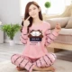 Đồ ngủ đặc biệt hàng ngày của phụ nữ mùa thu cotton dài tay phiên bản Hàn Quốc của mùa đông dễ thương hoạt hình bông phục vụ nhà phù hợp với kích thước lớn