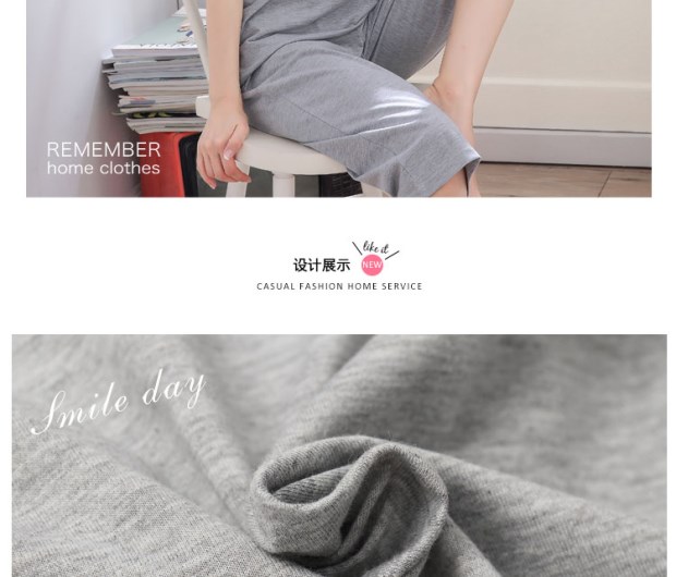 Đồ ngủ nữ mùa hè nữ phiên bản Hàn Quốc của quần cotton cắt ngắn tay phù hợp với phim hoạt hình mùa hè có thể mặc quần áo bên ngoài nhà may đồ bộ đẹp