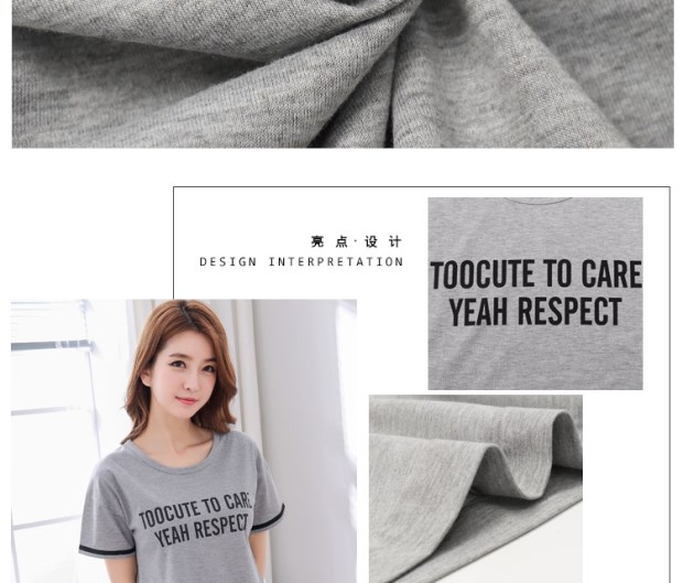 Đồ ngủ nữ mùa hè nữ phiên bản Hàn Quốc của quần cotton cắt ngắn tay phù hợp với phim hoạt hình mùa hè có thể mặc quần áo bên ngoài nhà may đồ bộ đẹp