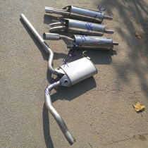 Suitable for Passat B5 Ling Yu middle section rear section 409 all-steel exhaust pipe silencer pipe