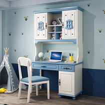 American childrens desk bookcase combination boy bedroom corner desk bookcase integrated home multifunctional computer desk