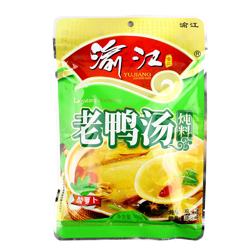 渝江老鸭汤炖料350g袋装，适合重庆风味酸萝卜老鸭汤的新消费选择？