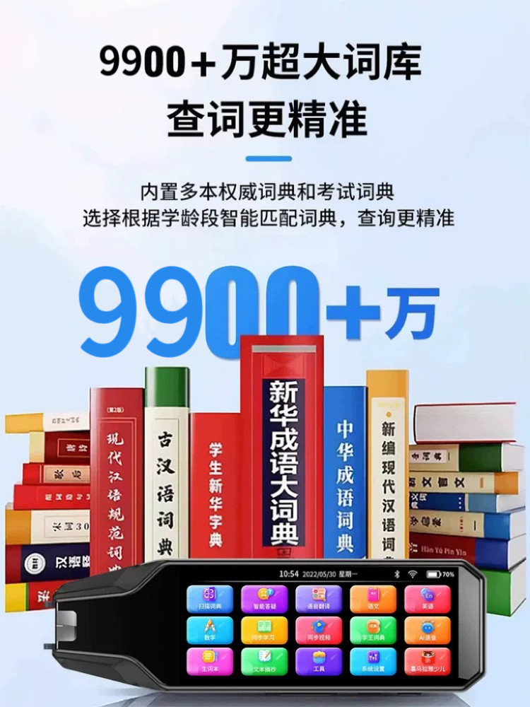 English Reading Pen, Universal Scanning Pen, Learning Tool for Primary, Middle, and High School Students, Multifunctional Translation Smart Dictionary