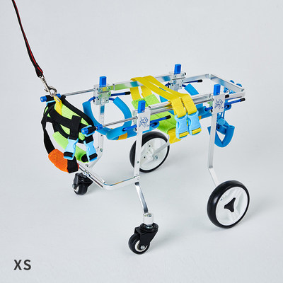 Dog wheelchair limb weakness elderly pet car dog mentally and physically disabled paralyzed wheelchair rehabilitation adult scooter Teddy small