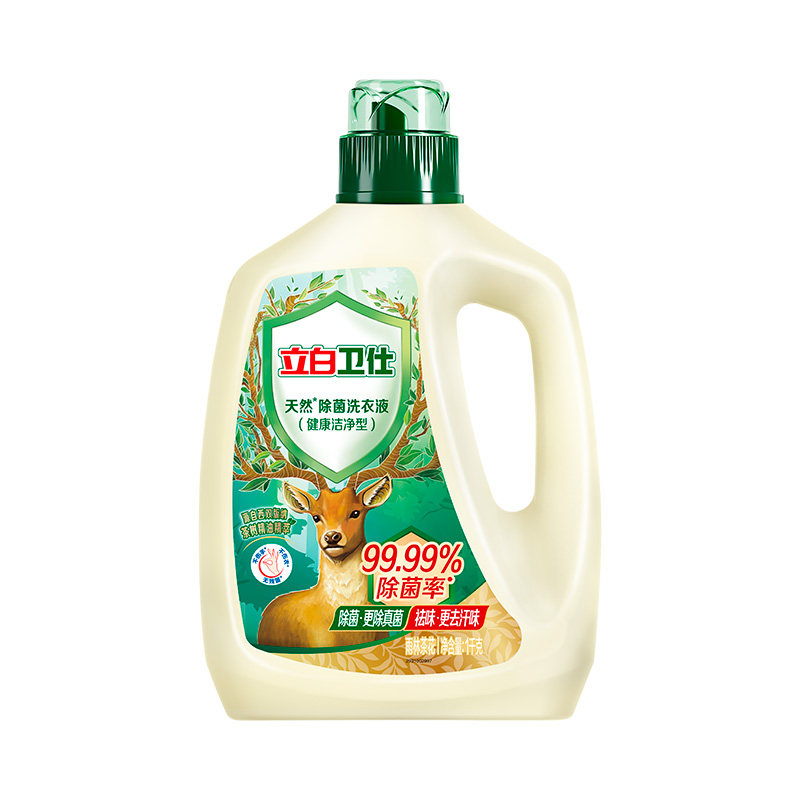 1kg瓶装 立白卫仕洗衣液【雨林茶花】