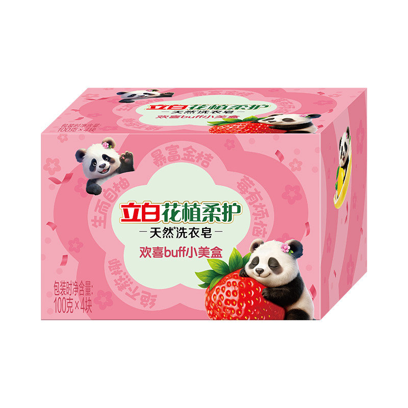 100g*4块组合装 立白花植柔护洗衣皂