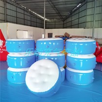 Water challenge combination dragonfly dotting the water duckweed walking on the water inflatable round cake floating platform air cushion