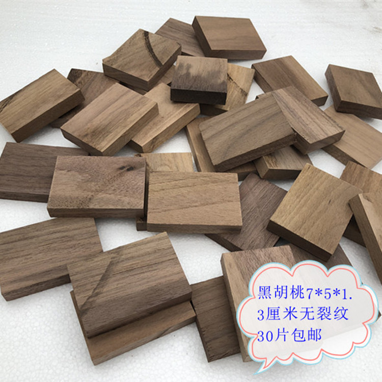 Hỗn hợp phế liệu gỗ mun xanh gỗ đàn hương hạt cườm hạt bất kể các đồ trang trí thẻ tự làm gỗ khắc - Trang trí nội thất xây tường trang trí phòng khách