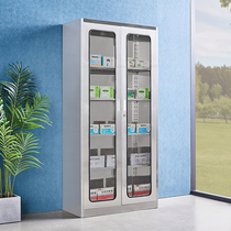 304 Stainless Steel File Cabinet West Medicine Cabinet Clinic Medical Equipment Drawer Locker Clean Workshop Tool Cabinet