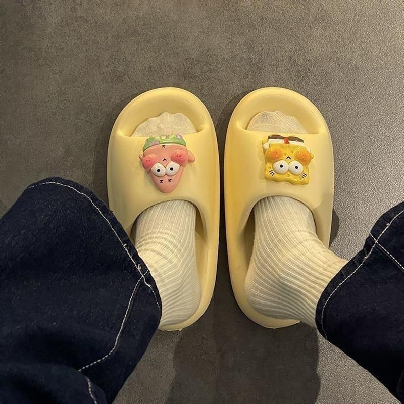 Summer Cute Spongebob and Patrick Star Slippers, Dirt-Resistant, Durable, Quick-Drying, Breathable, One-Piece Design, Waterproof, Odor-Resistant Summer Cute Spongebob and Patrick Star Slippers, Dirt-Resistant, Durable, Quick-Drying, Breathable, One-Piece Design, Waterproof, Odor-Resistant