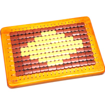 Summer cushion breathable cushion Clothing factory employee cushion chair cooling pad bench Wooden frame mesh hollow seat cushion