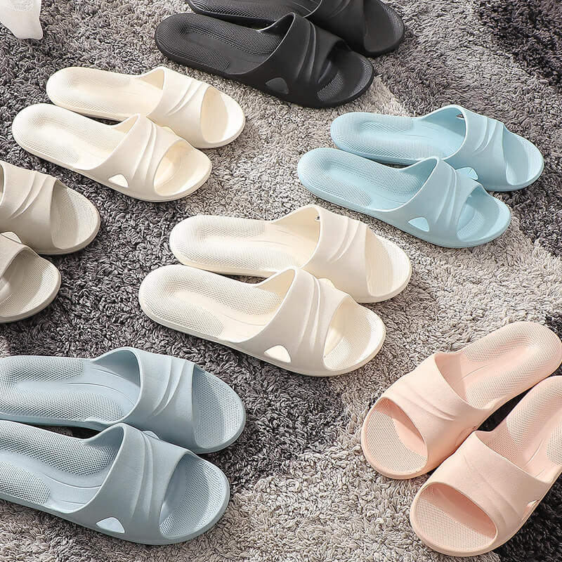 Japan does not stink antibacterial slippers women's summer home bathroom non-slip bath home wear men's sandals and slippers couple
