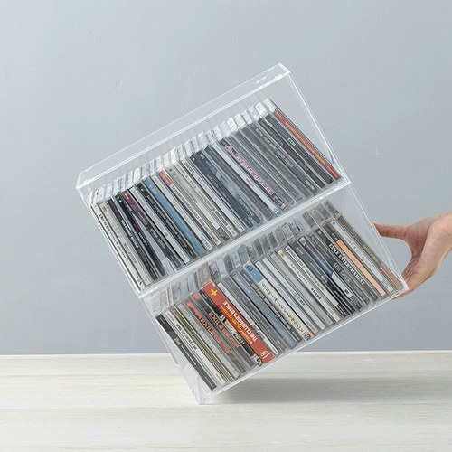 Японский домашний DVD -диск CD коробка прозрачная ящик для хранения диска Yaki пластиковый альбом для хранения диска в ящик для хранения диска