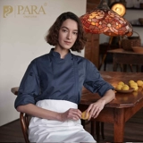 Комбинезон шеф-повара, мужской зимний комбинезон с длинными рукавами для отеля, ресторана, выпечки, общественного питания, кухонной формы для выпечки, униформа шеф-повара для женщин на заказ