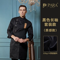 Мужские черные длинные рукава (модель текстуры)