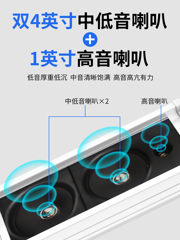 Newman Audio Store Exclusive Wireless Bluetooth Active Wall-Mounted Speakers Outdoor Waterproof Sound Column Outdoor Commercial Speakers