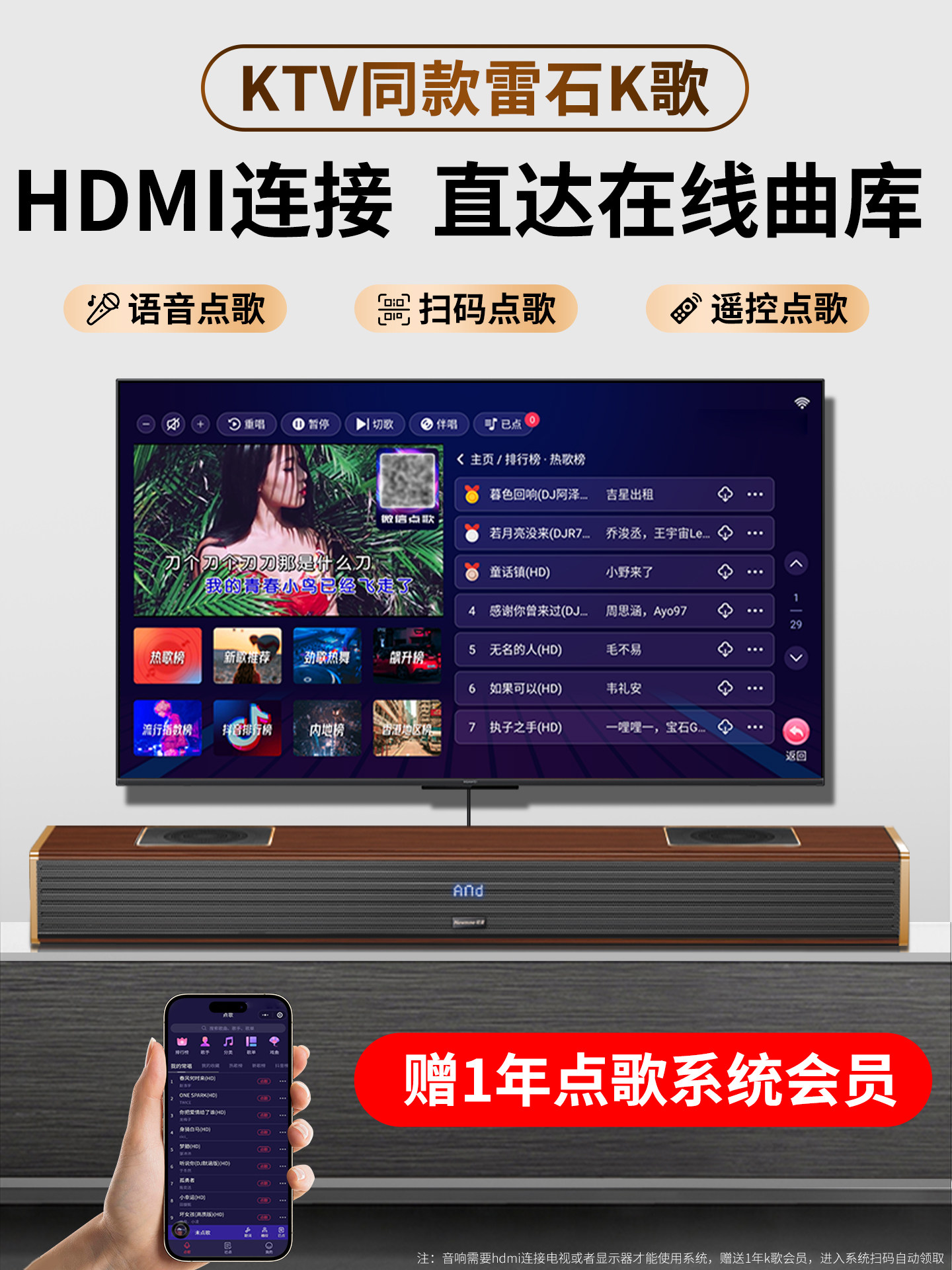 Newman Family Ktv Audio Set Wireless Bluetooth Tv Soundbar Singing Theater Karaoke Speaker with Karaoke Machine