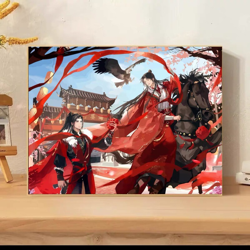 DIY Digital Oil Painting of Original Bl Novel Characters, Pure Love Anime Characters, Healing Coloring Gift, Decorative Painting DIY Digital Oil Painting of Original Bl Novel Characters, Pure Love Anime Characters, Healing Coloring Gift, Decorative Painting