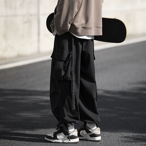 Летние штаны, дизайнерские повседневные брюки, тренд сезона, большой размер, свободный прямой крой