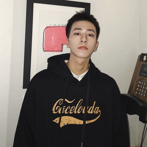 Трендовая брендовая толстовка с капюшоном, лонгслив для отдыха в стиле хип-хоп, куртка