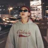 Трендовая брендовая толстовка с капюшоном, лонгслив для отдыха в стиле хип-хоп, куртка