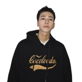 Трендовая брендовая толстовка с капюшоном, лонгслив для отдыха в стиле хип-хоп, куртка