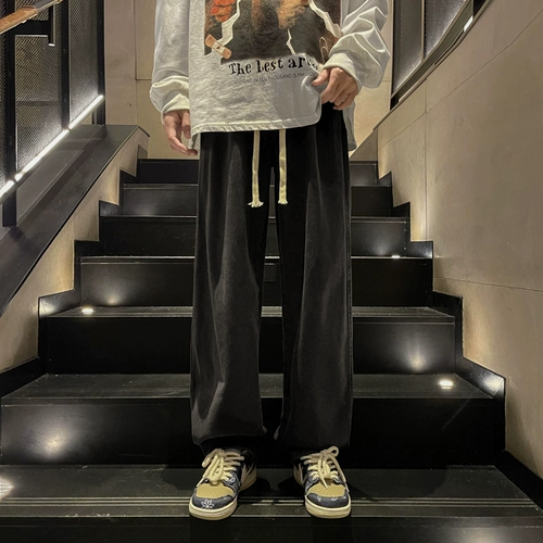 Летние джинсы, повседневные брюки, штаны, свободный прямой крой, в американском стиле