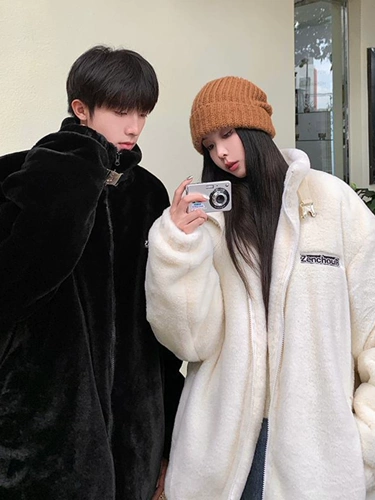 Кашемировая зимняя куртка, шерстяные джинсы с начесом для отдыха для школьников, 2025 года, США