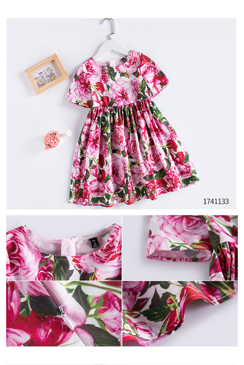 Đầm trẻ em nữ hè 2019 phiên bản Hàn Quốc mới của công chúa thời trang hè - Váy đầm be gái 4 tuổi