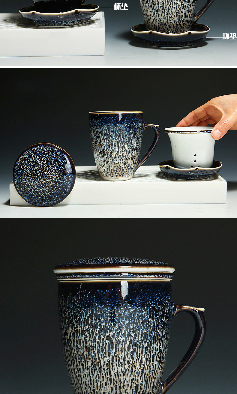 Obsidian variable filter office ceramic cups with cover keller creative household personal master ultimately responds tea cups