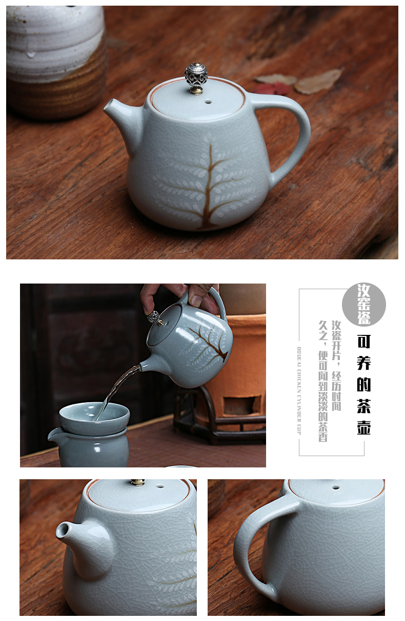 Ebony handle open the slice your up ceramic bearing with pot can keep your porcelain tea set tea cups