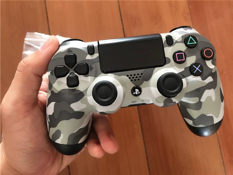 [Power Zhao] Tay cầm chơi game chính hãng PS4 chính hãng máy tính chủ máy tính di động có dây bluetooth không dây - Người điều khiển trò chơi