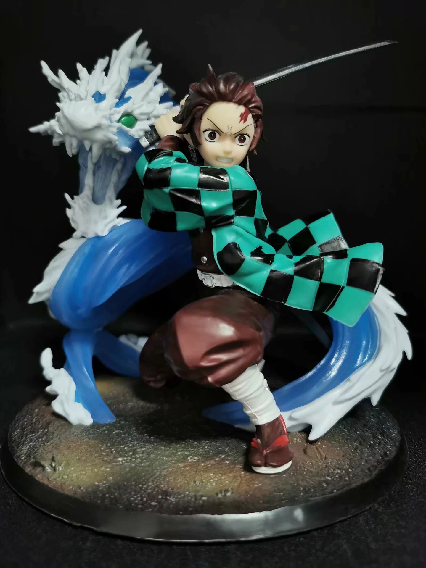 Фигурка-переферий Demon Slayer: Kimetsu no Yaiba, наматывающаяся черная смерть Mou Jiguo Yuan 1, модель-ориентир, подарок на день рождения и детский праздник