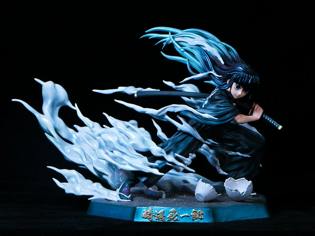 Фигурка-переферий Demon Slayer: Kimetsu no Yaiba, наматывающаяся черная смерть Mou Jiguo Yuan 1, модель-ориентир, подарок на день рождения и детский праздник