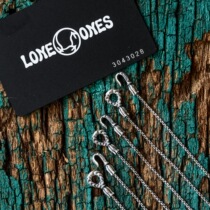 Replenishment Palace-level silverware Lone one Ones 925 sterling silver MF Hook Box Chain two sizes