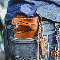 Spot instant God TENJIN WORKS Tochigi leather LW06 long financial cloth