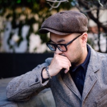 Retro feelings(Fleurs de Bagne)French-produced tweed Newsboy hat Gentleman hat