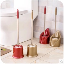  Creative stainless steel handle with base long handle toilet brush Toilet brush bathroom easy to clean and decontaminate toilet brush set