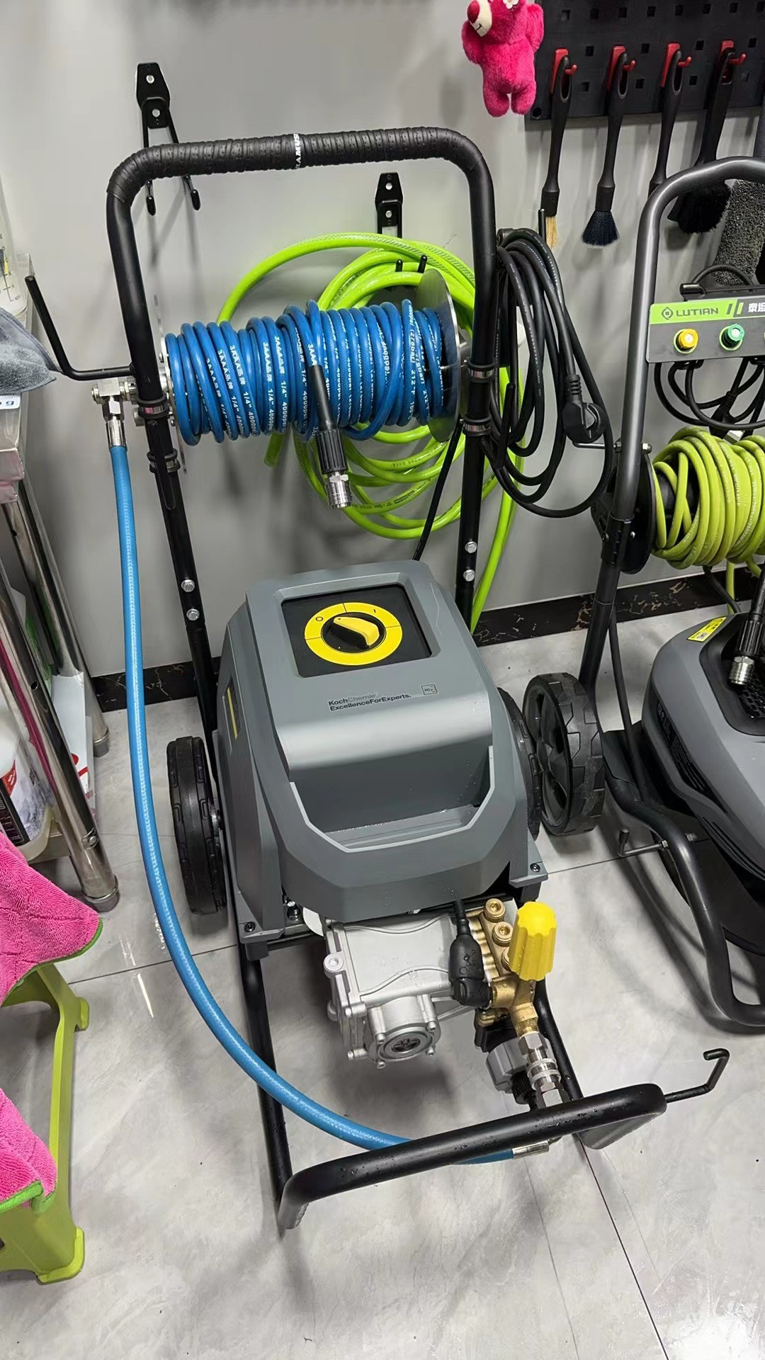 Автомобиль мыть шланг катушки 德国卡赫hd6-15-4 m洗车机不锈钢卷管器水鼓洗车设备汽美车库改造 Hd6/15/4