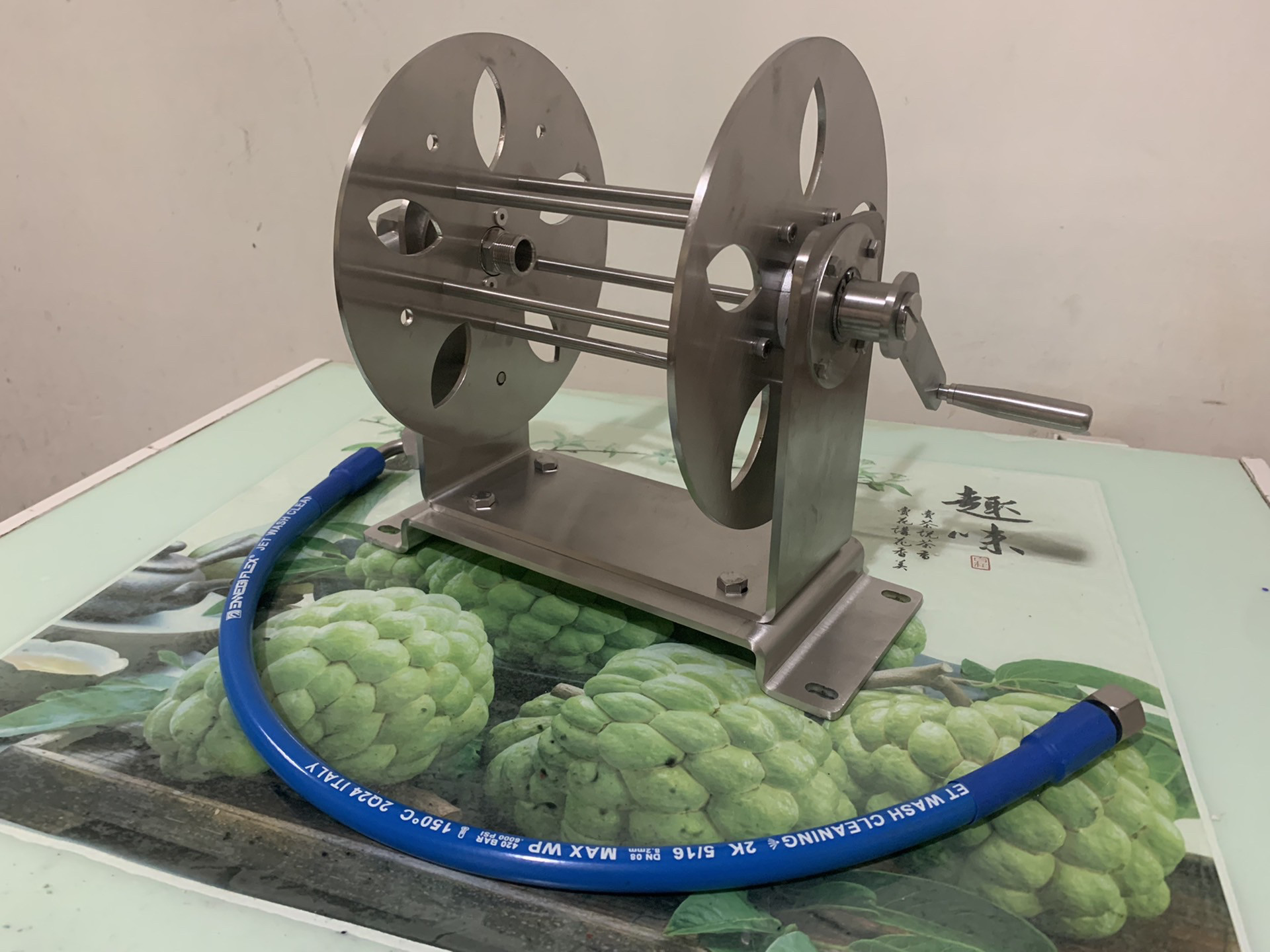 Автомобиль мыть шланг катушки 德国卡赫hd6-15-4 m洗车机不锈钢卷管器水鼓洗车设备汽美车库改造 Hd6/15/4