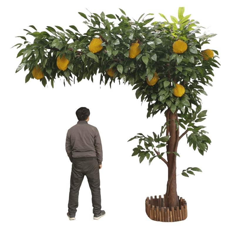 Artificial Durian Tree, Musang King, Golden Pillow Durian Tree, Large Shopping Mall Fruit Shop Indoor and Outdoor Decoration Fake Tree Prop Tree