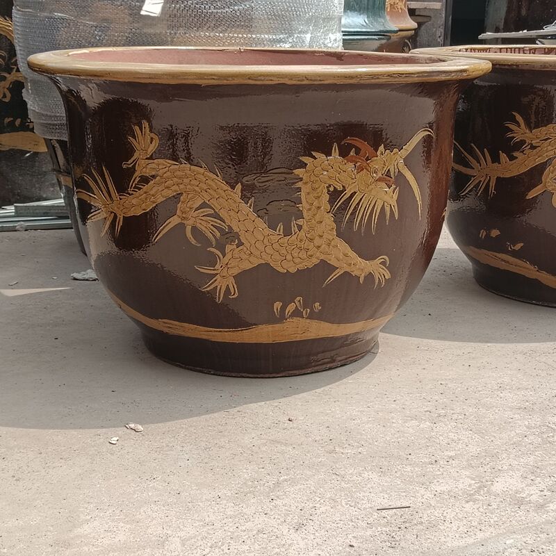 Yixing 333cm Zijiangmen Large Iron Tree Flower Pot 92cm Diameter Flower Pot