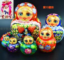  Matryoshka doll ten-layer big belly 10-layer gorgeous paint exquisite high-end first-class basswood