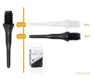 Decathlon safety (soft) dart head electronic dart tip plastic nylon not easy to fold soft and hard moderate