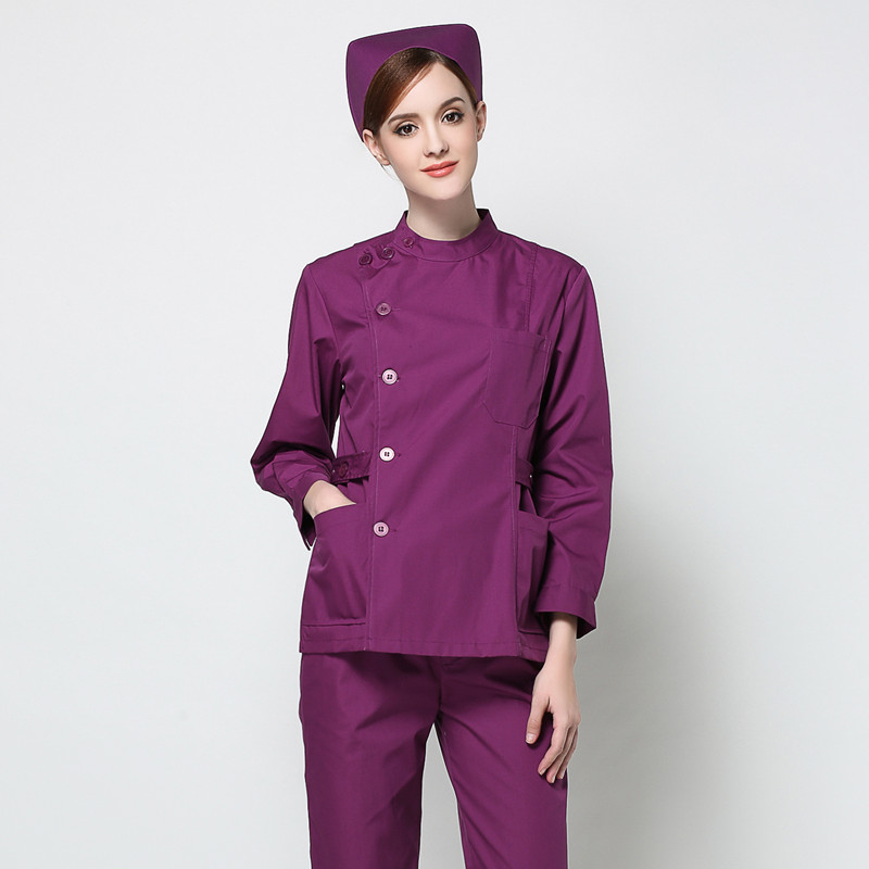 Uniform y tá Long Sleeve Nam Doctor Wears Chia nhỏ mùa hè ngắn tay Dentist Mang làm việc