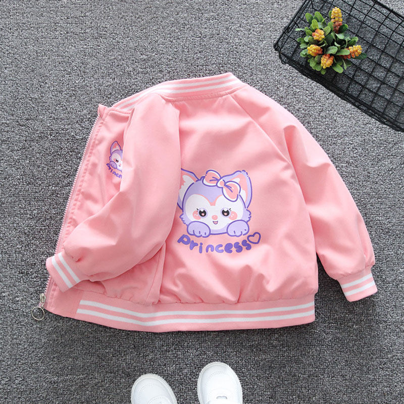 2026年春新作 女の子用コート ウィンドブレーカージャケット（幼児・女の子向け） - 春秋にぴったりのスタイリッシュなトップス